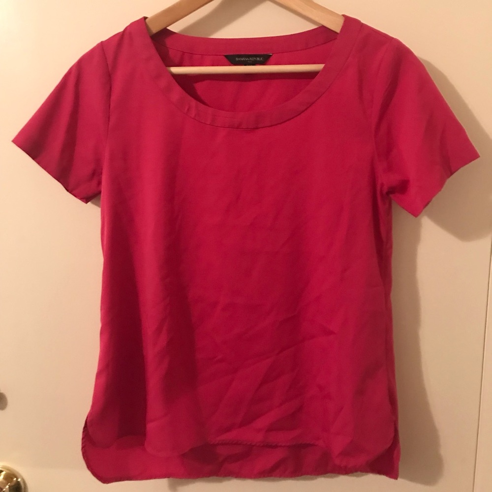 Banana Republic pink top